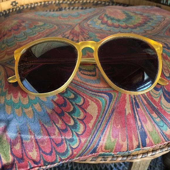 vintage mod butterfly frame dark lens hippie mid century modern shades - Picture 5 of 8